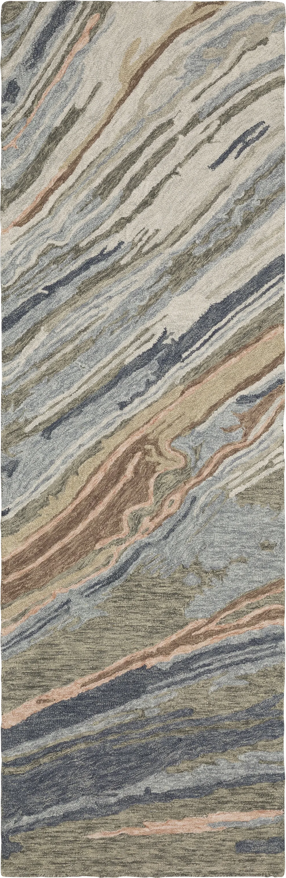 Lunabell Blue 2'6 x 8' Rug - Image 1