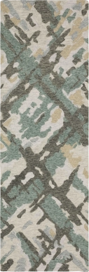 Plumsky Grey 2'6 x 8' Rug