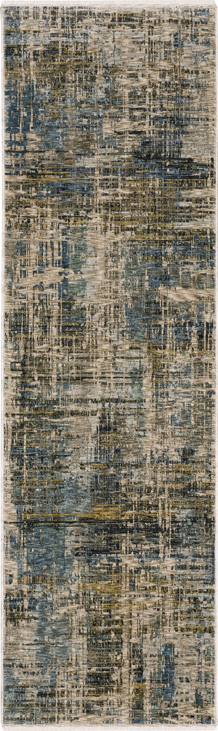 Riyar Blue 2'3 x 7'6 Rug - Image 1