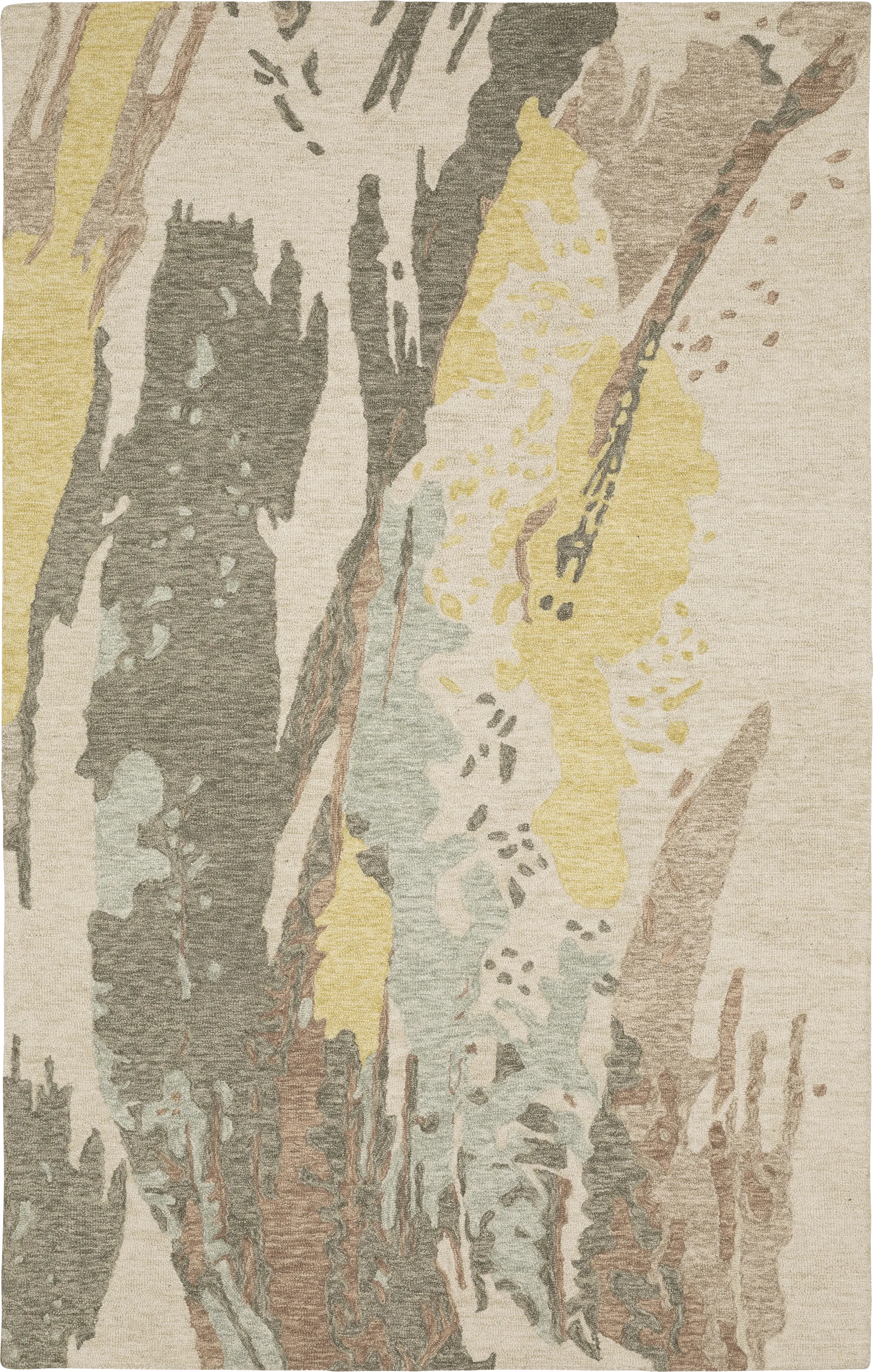 Firdale Yellow 5' x 8' Rug - Thumbnail - Image 1