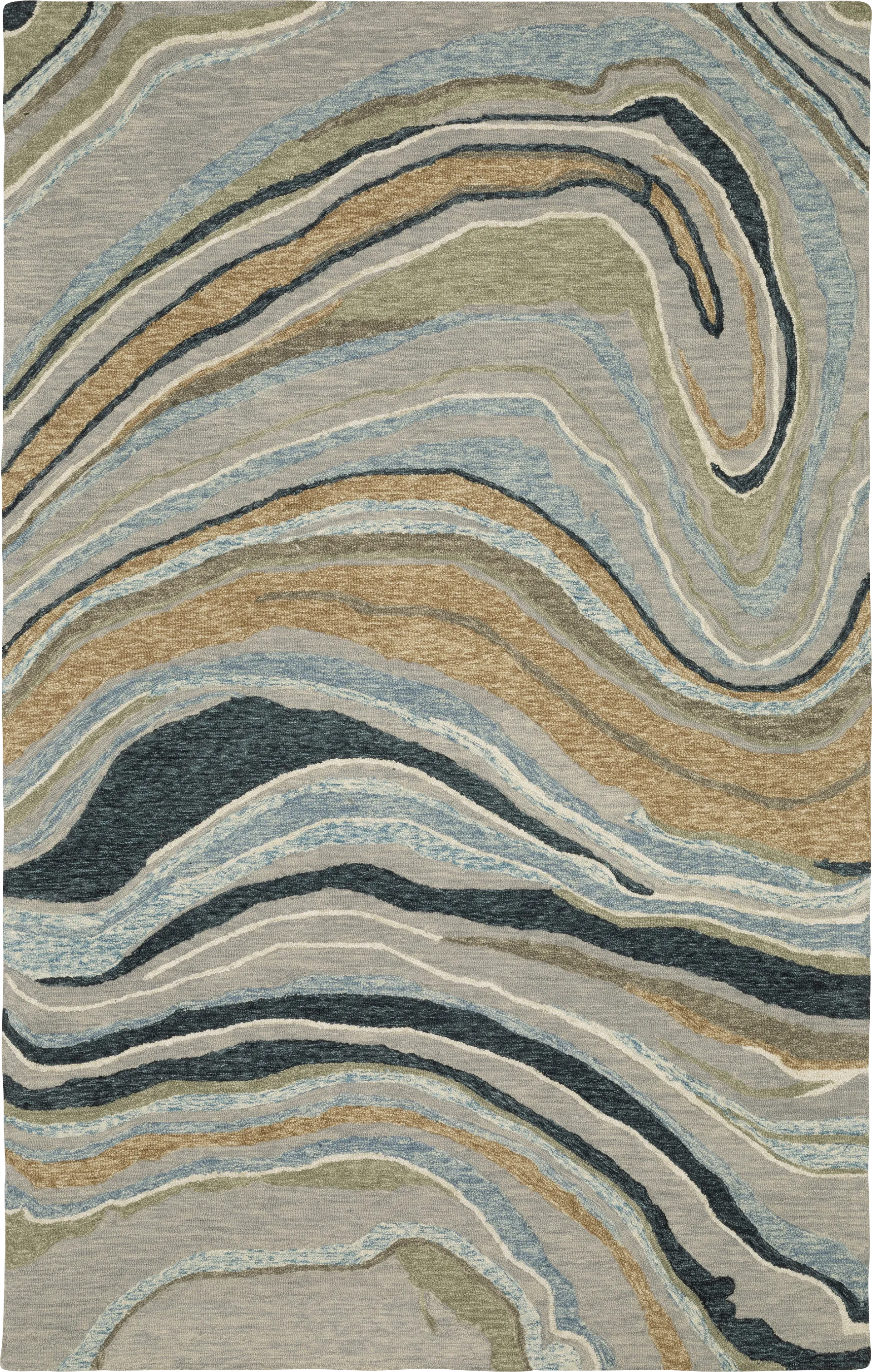 Figwick Grey 5' x 8' Rug - Image 1