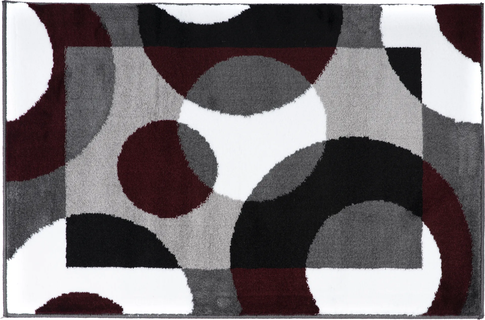 Ailana Burgundy 2' x 3' Rug - Image 1