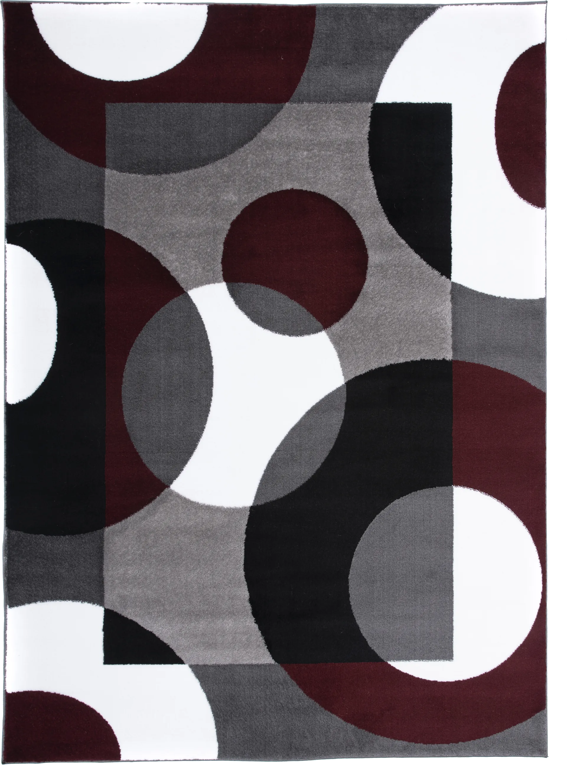 Ailana Burgundy 3'3 x 5' Rug - Image 1