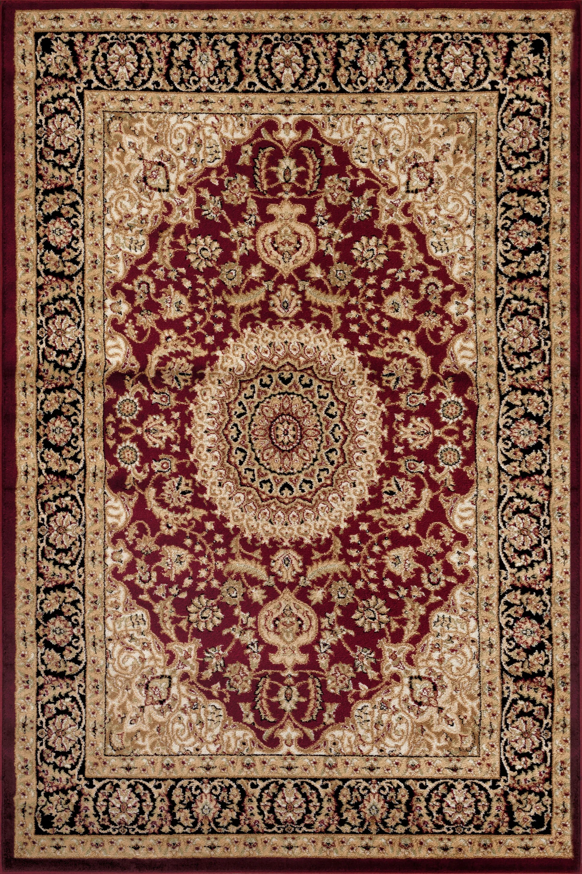 Louanne Burgundy 3'3 x 5' Rug - Image 1