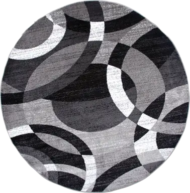 Grantley Gray 6'6 Round Rug