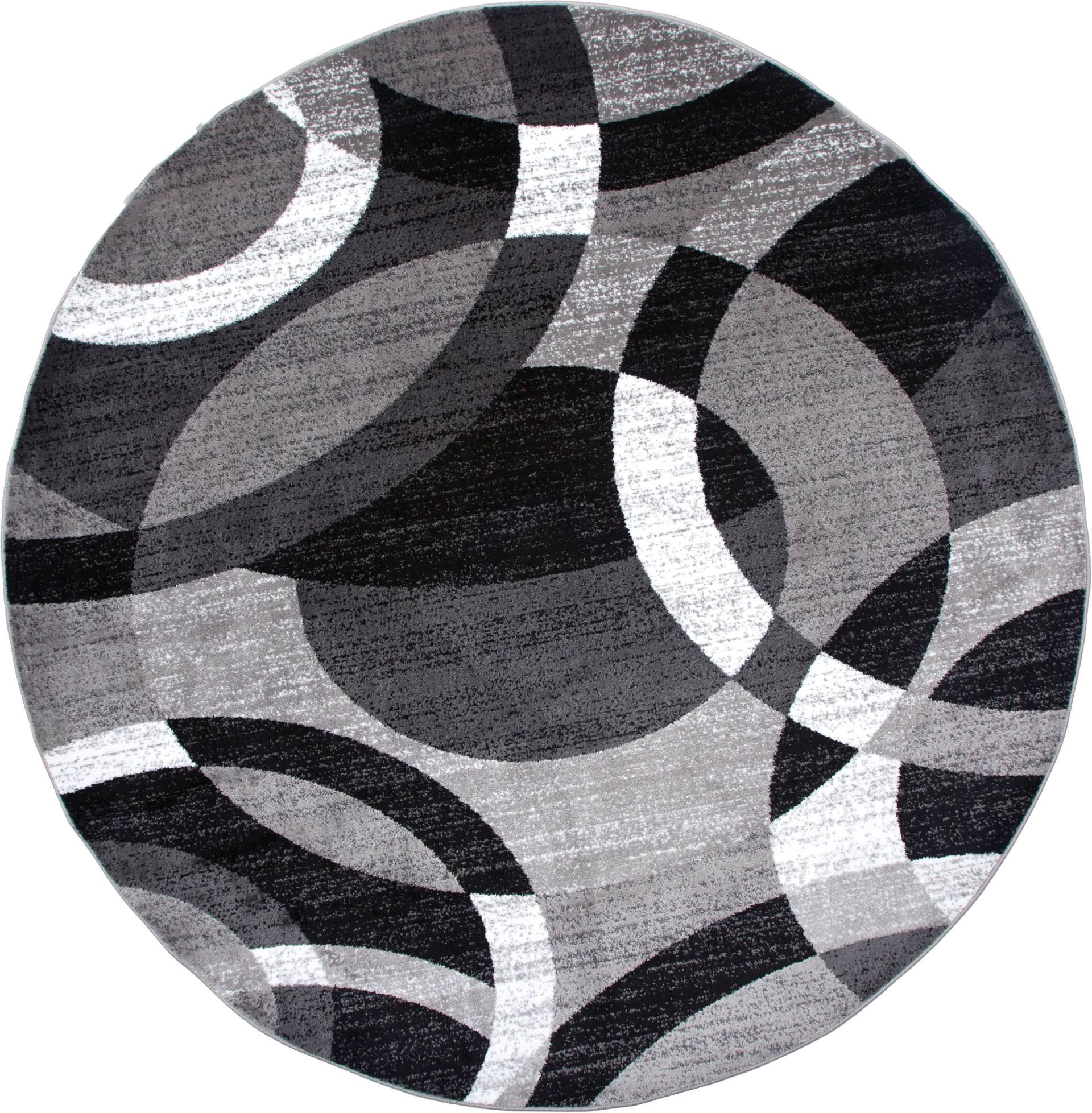 Grantley Gray 6'6 Round Rug - Image 1