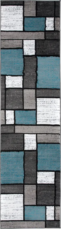 Kylan Blue 2' x 7'2 Runner Rug