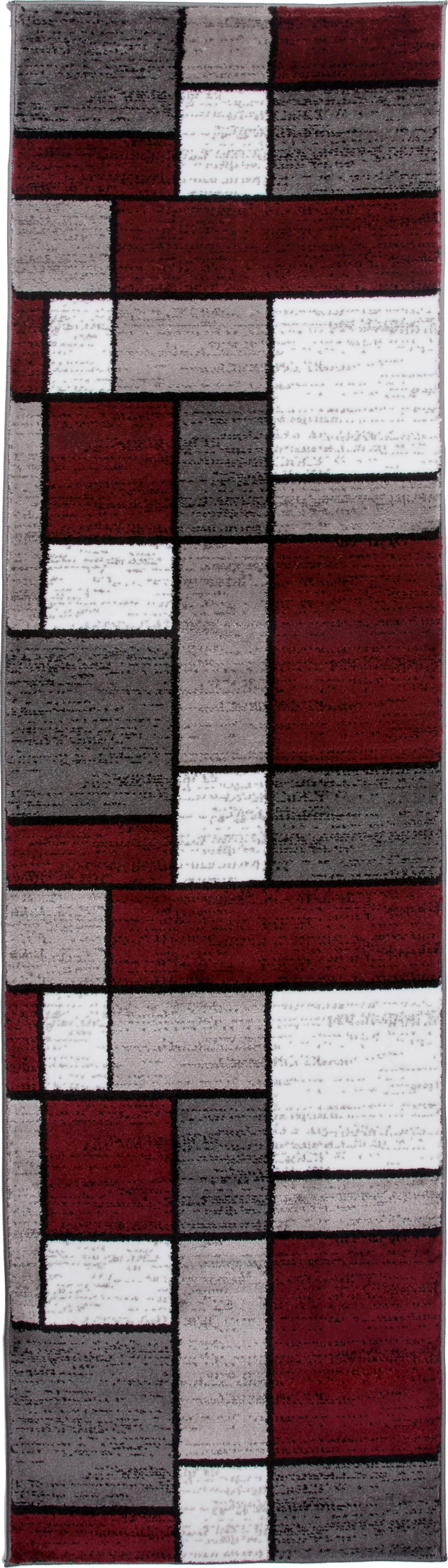 Kylan Red 2' x 7'2 Runner Rug - Image 1
