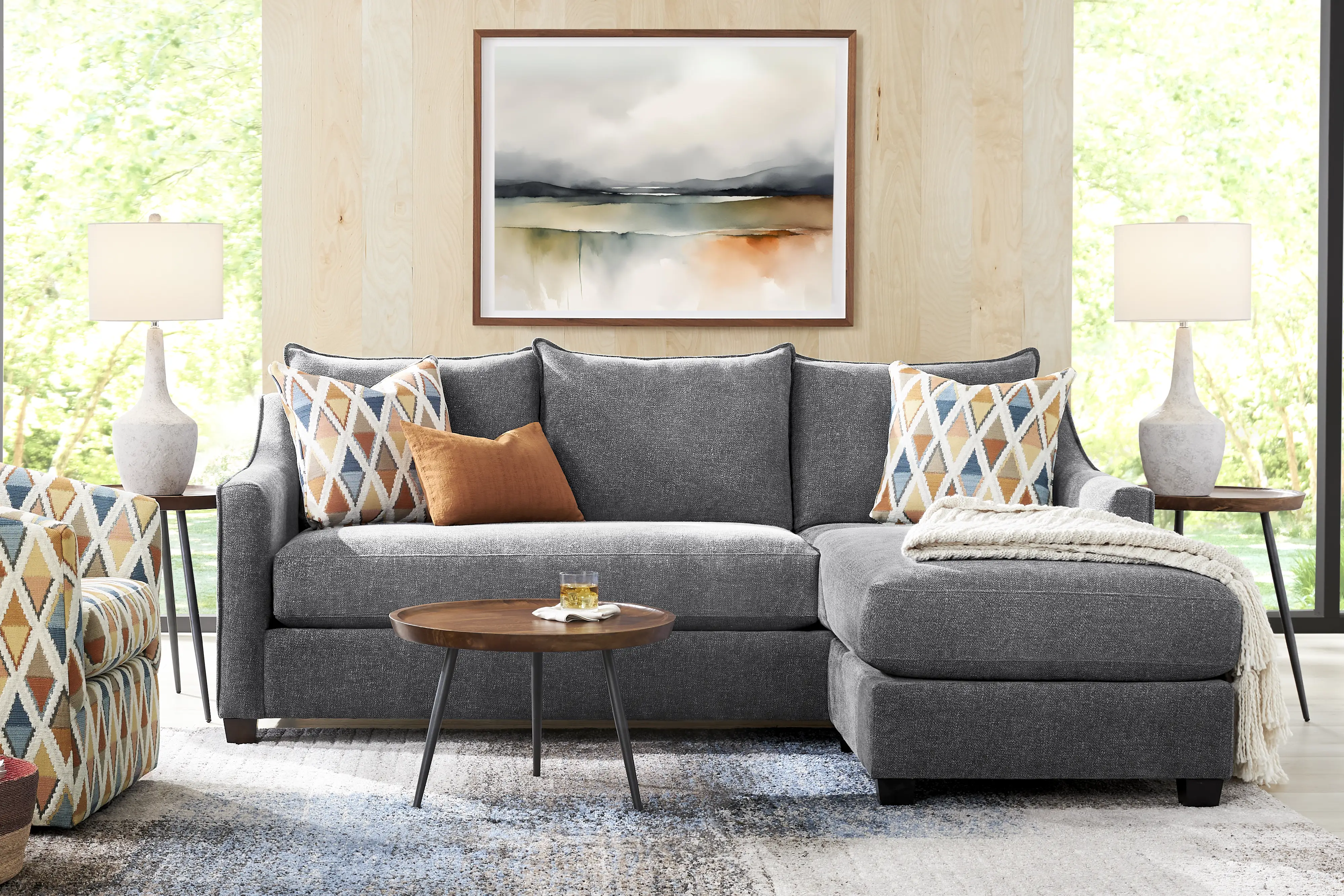 Soho Place Steel 6 Pc Living Room - Thumbnail - Image 1