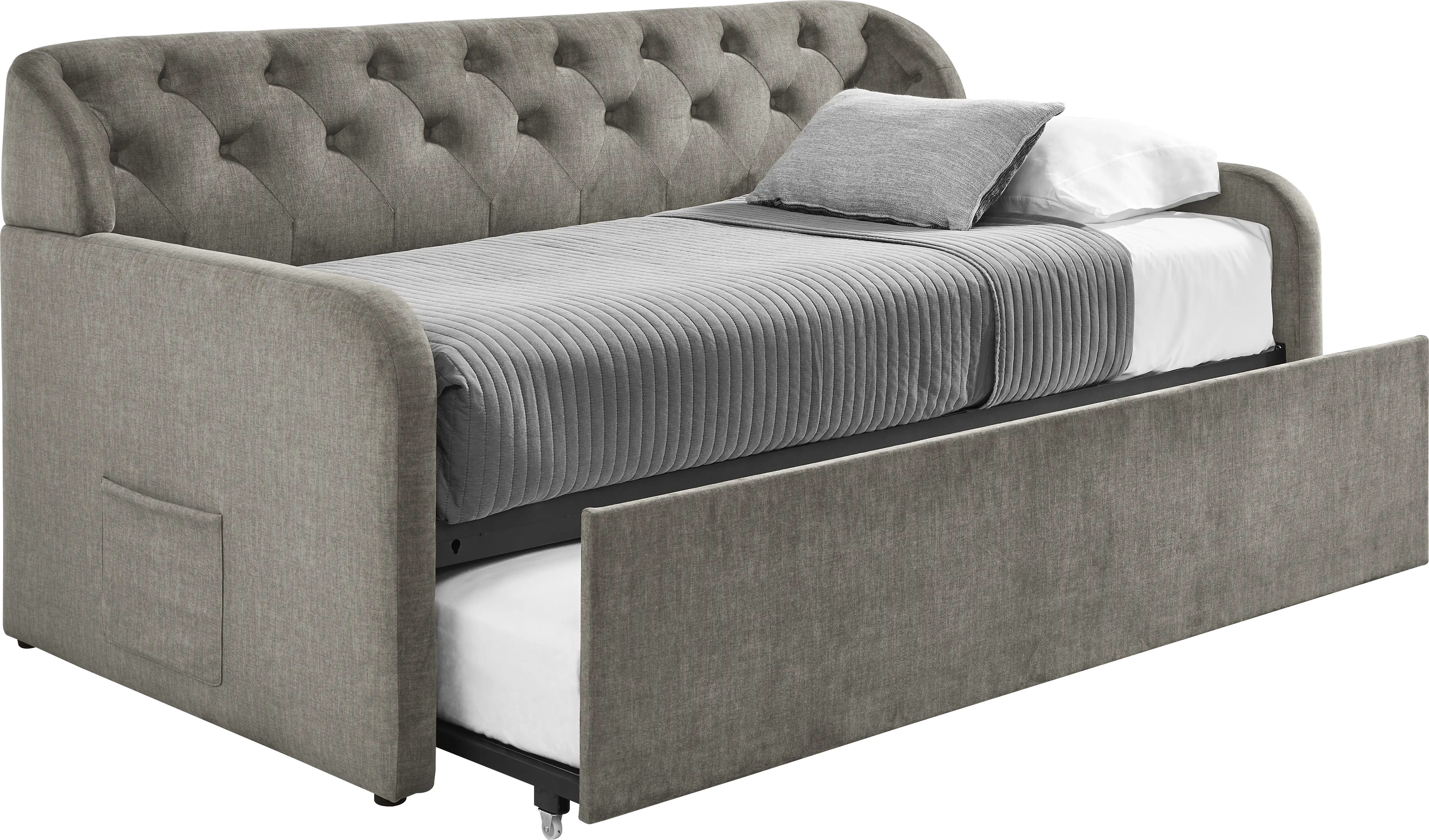 Juliet Gray 4 Pc Daybed with Trundle - Thumbnail - Image 1