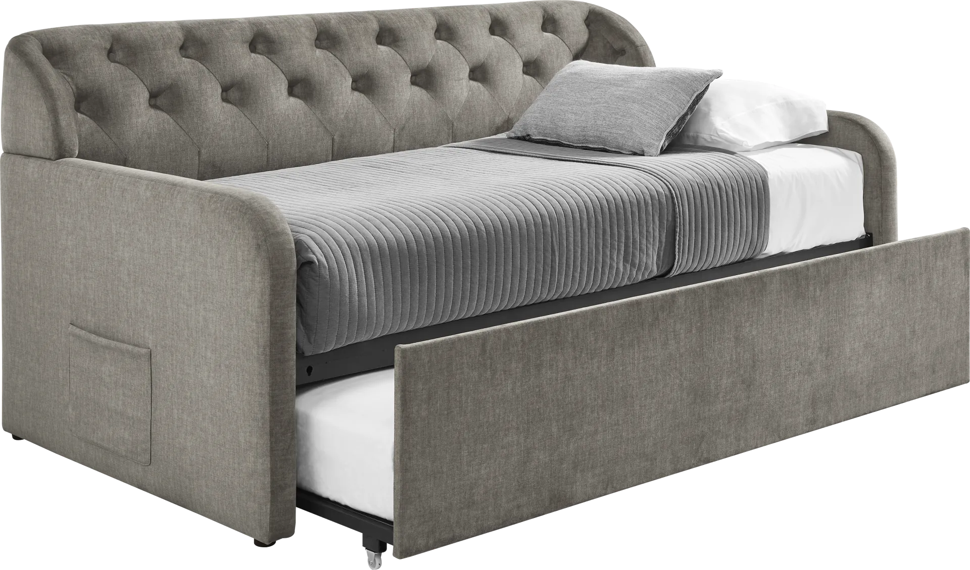 Juliet Gray 4 Pc Daybed with Trundle - Image 1