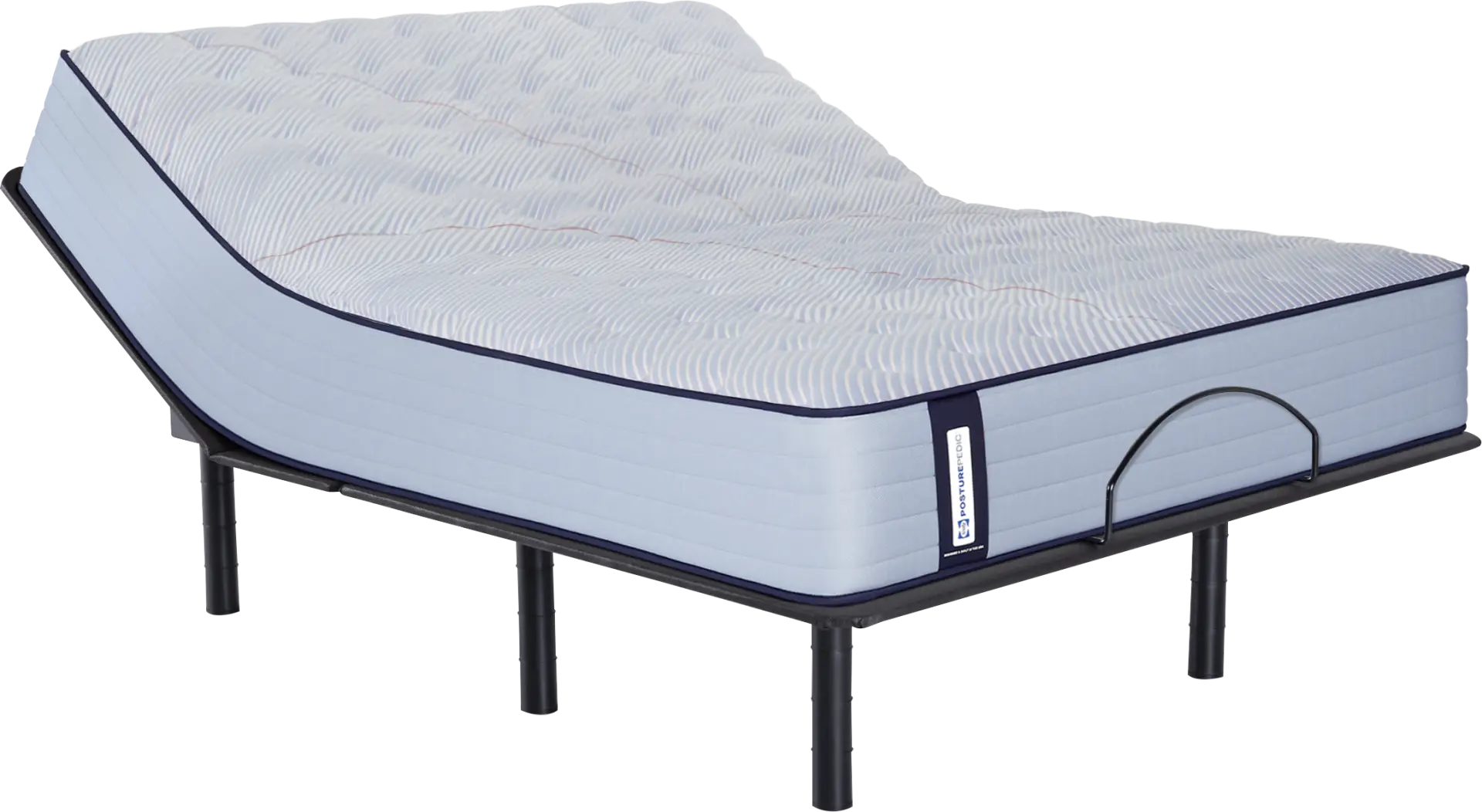 Sealy Posturepedic Brierwood Split King Mattress with Head Up Only Base