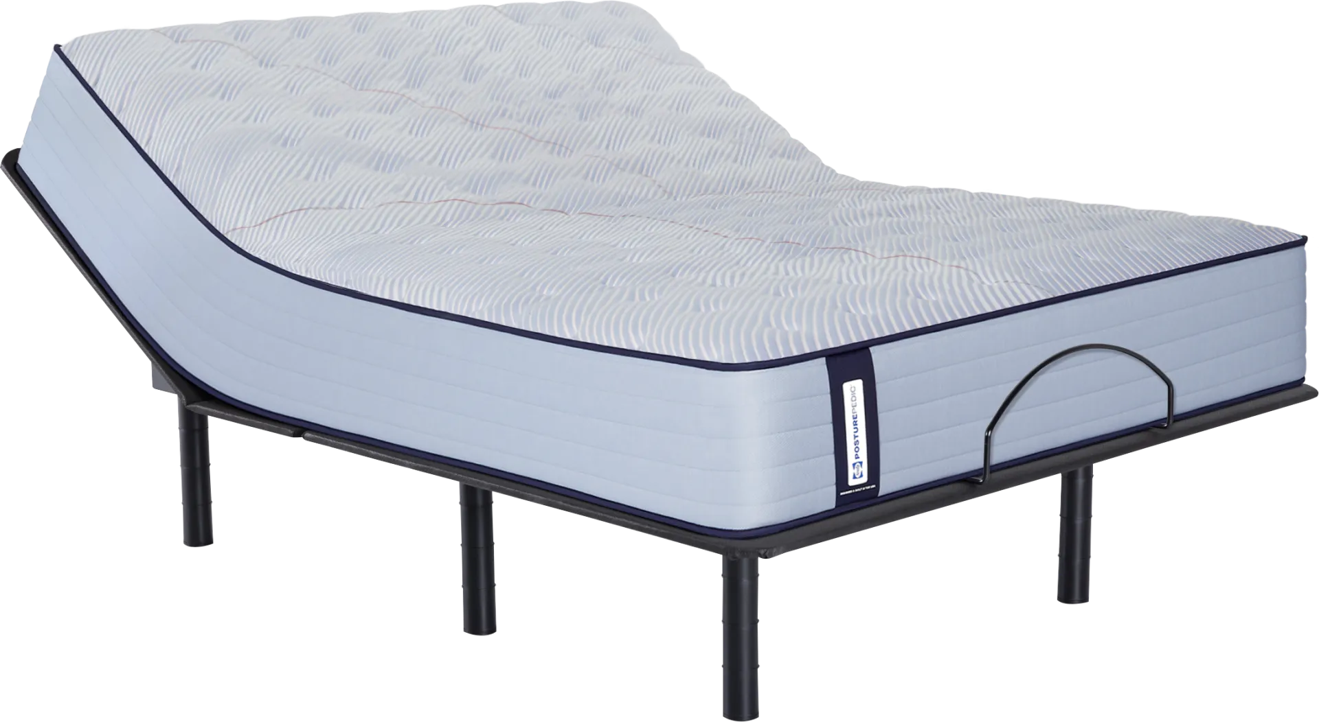 Sealy Posturepedic Brierwood Queen Mattress with Head Up Only Base - Image 1