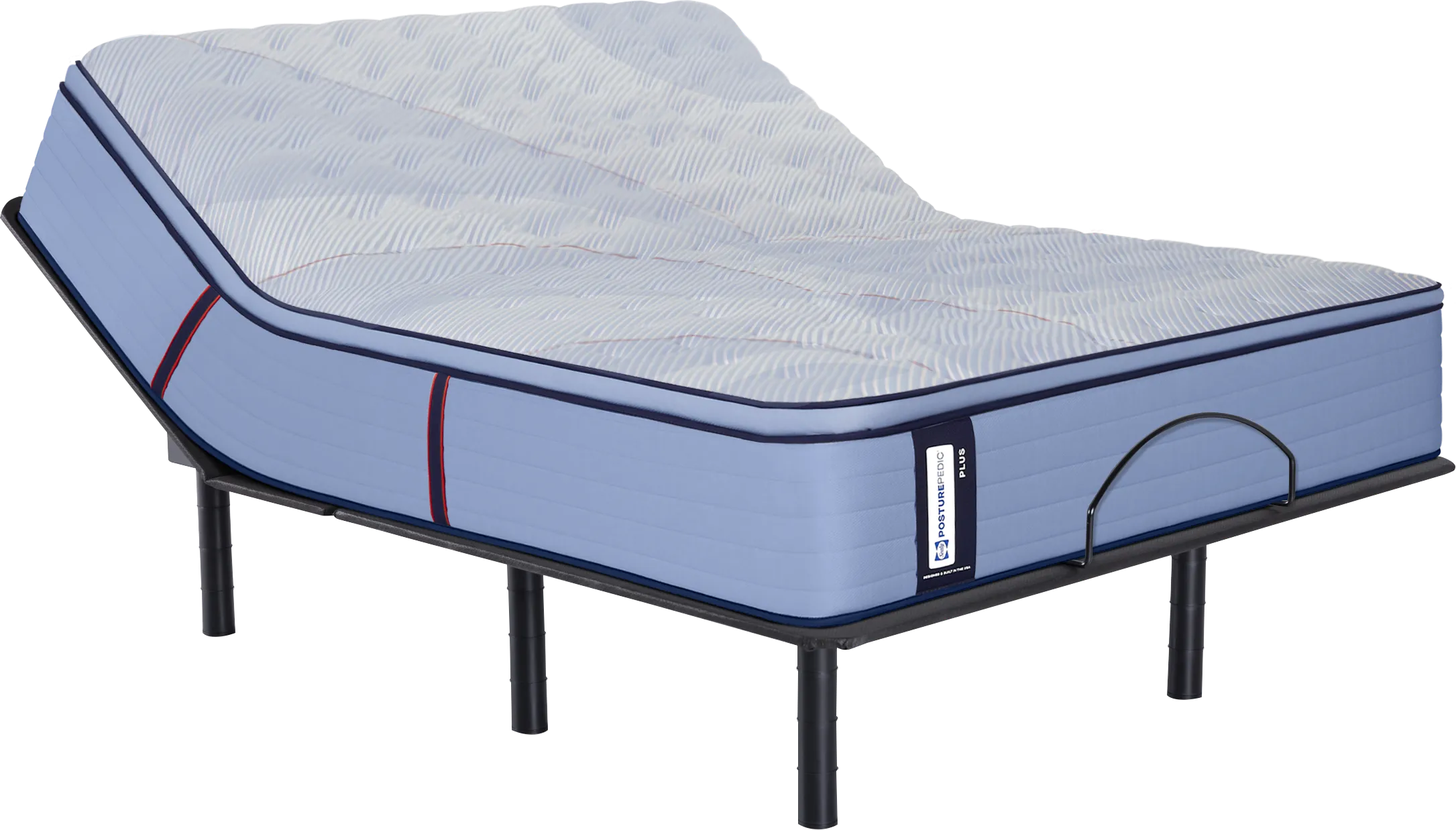 Sealy Posturepedic Orchardside Queen Mattress with Head Up Only Base - Thumbnail - Image 1
