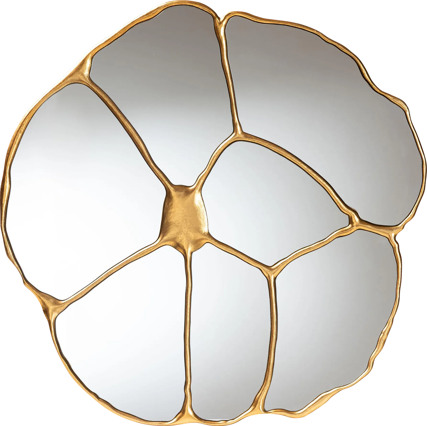 Amella Gold Wall Mirror - Thumbnail - Image 1
