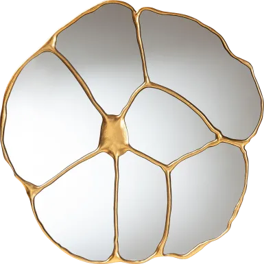 Amella Gold Wall Mirror