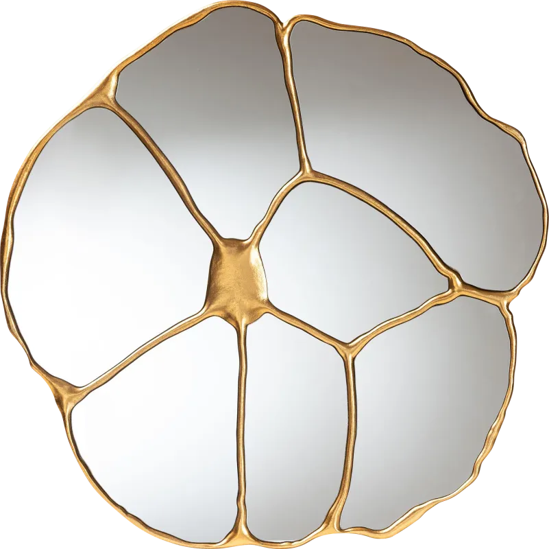Amella Gold Wall Mirror