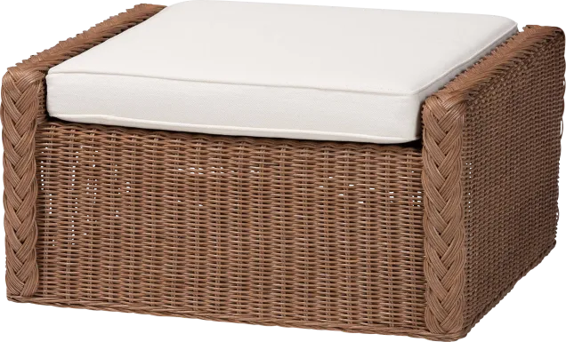 Centerstar Brown Ottoman
