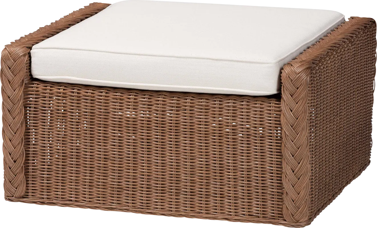 Centerstar Brown Ottoman