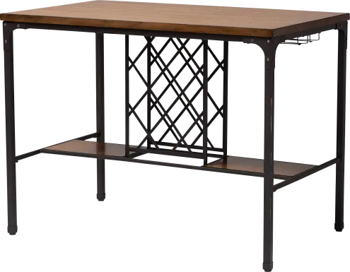 Haistena Brown Pub Table