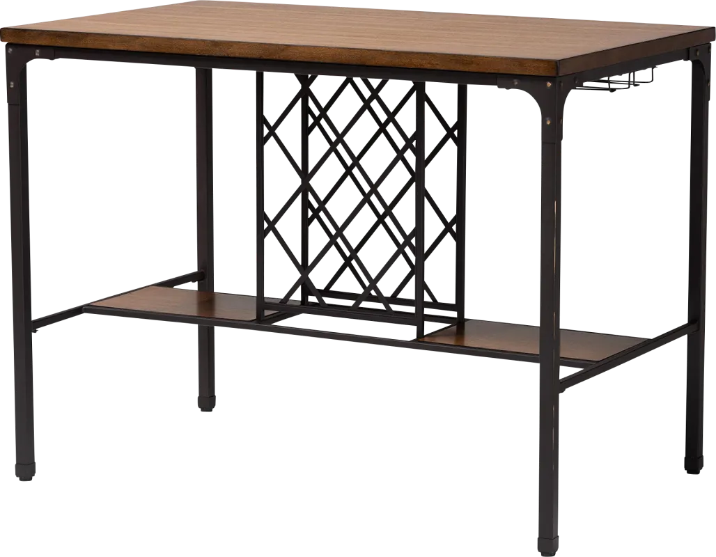 Haistena Brown Pub Table