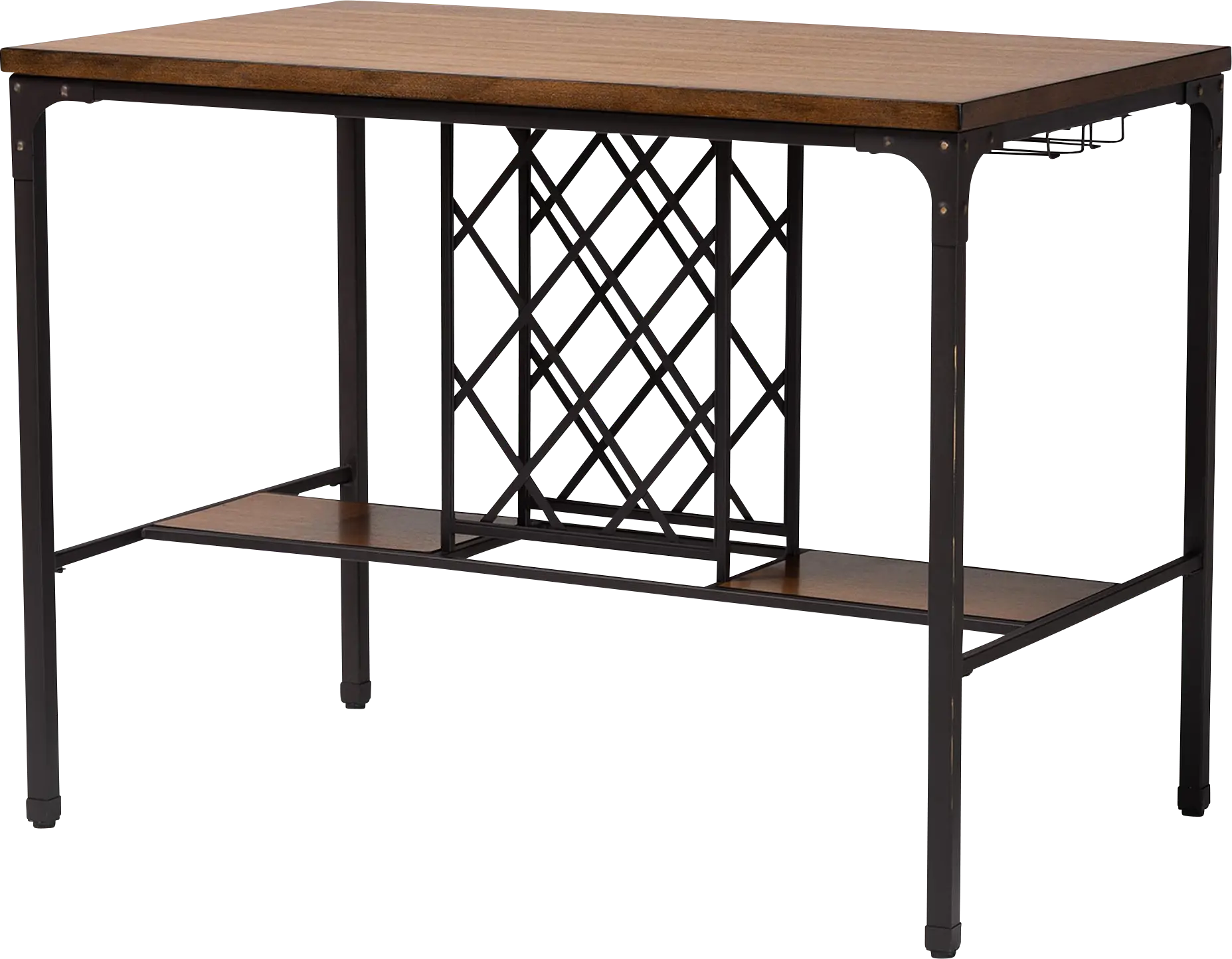 Haistena Brown Pub Table