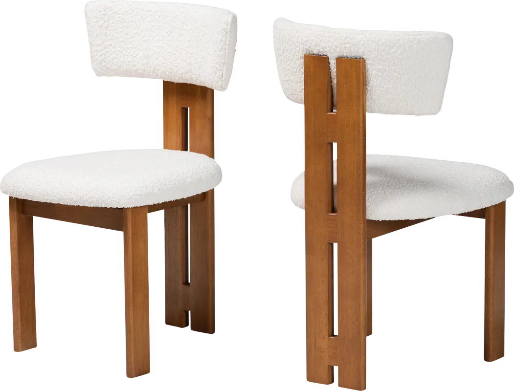 Bonarosa Cream Dining Chair, Set of 2