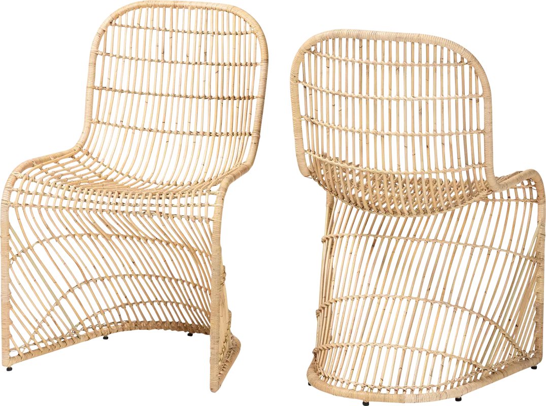 Carmichaela Brown Dining Chair, Set of 2