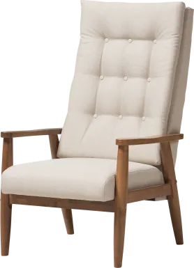 Elmshadea Beige Accent Chair