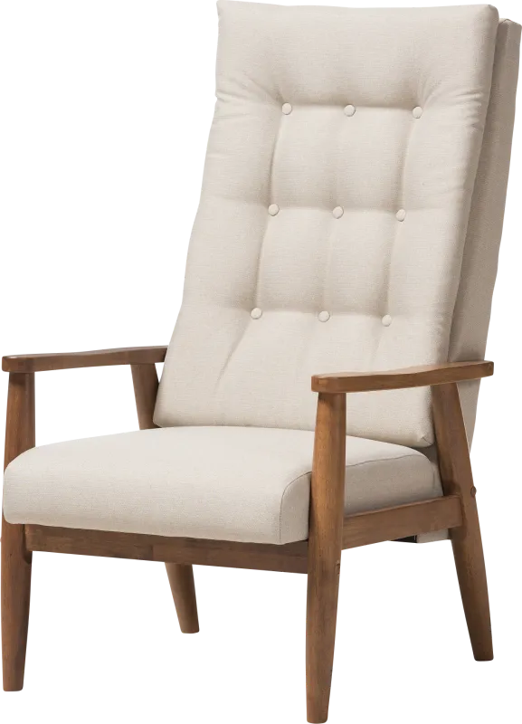 Elmshadea Beige Accent Chair