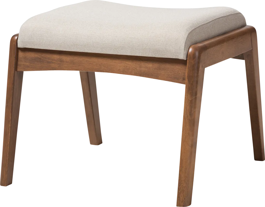 Elmshadea Beige Ottoman