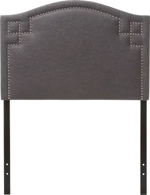 Ameswooda Dark Gray Twin Headboard
