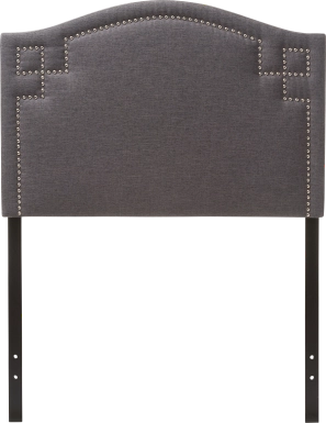 Ameswooda Dark Gray Twin Headboard