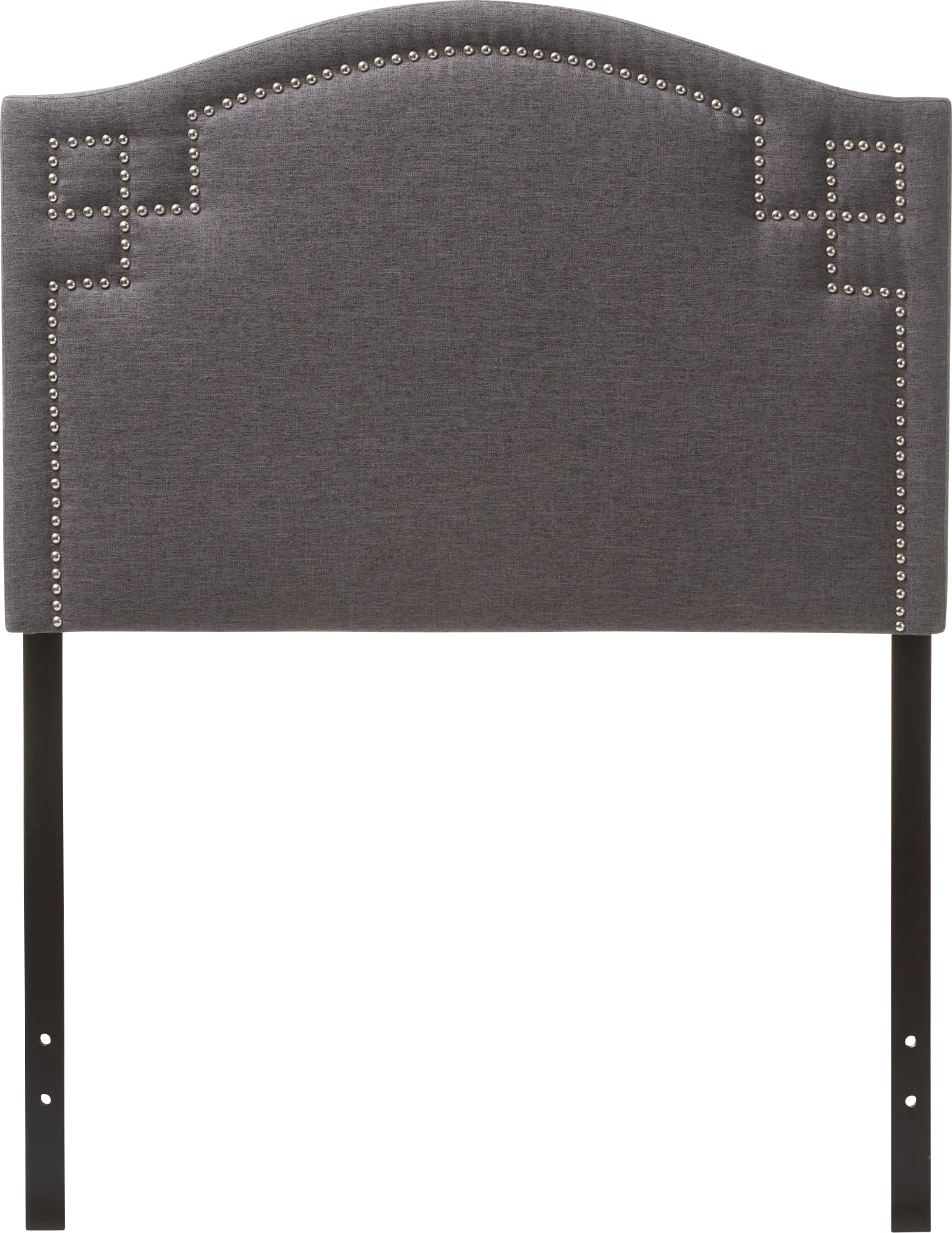 Ameswooda Dark Gray Twin Headboard