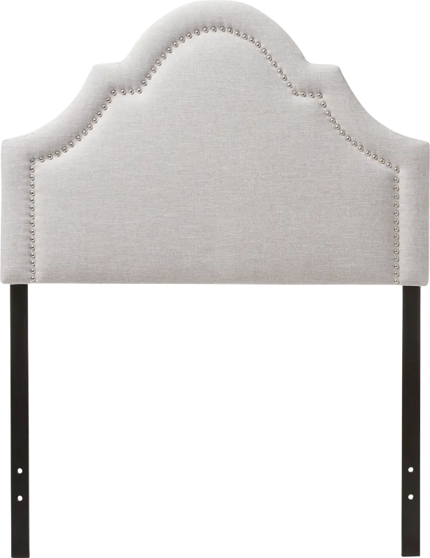 Aqualineay Gray Twin Headboard