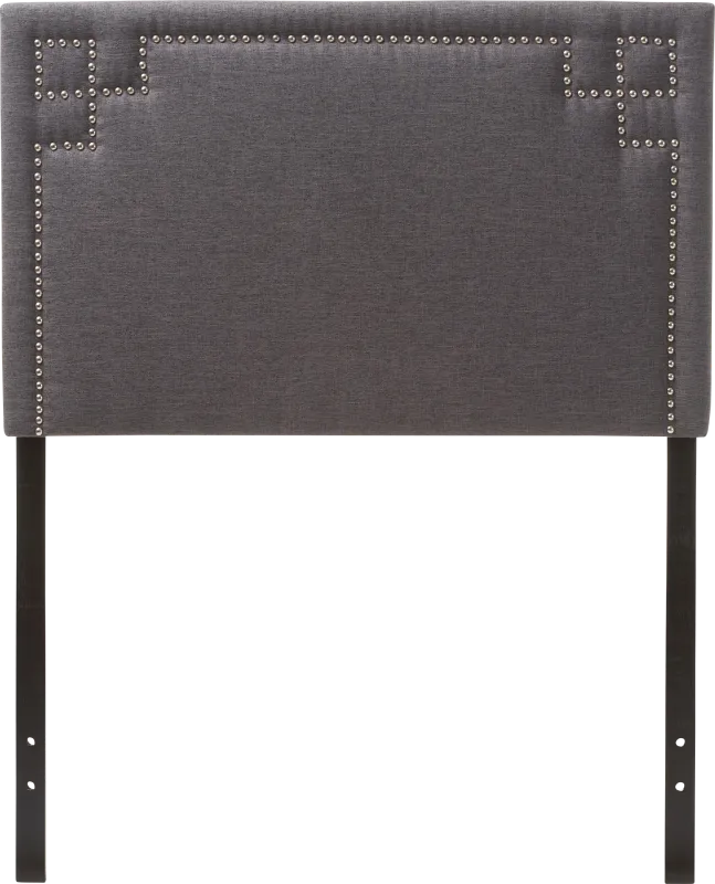 Avignona Dark Gray Twin Headboard