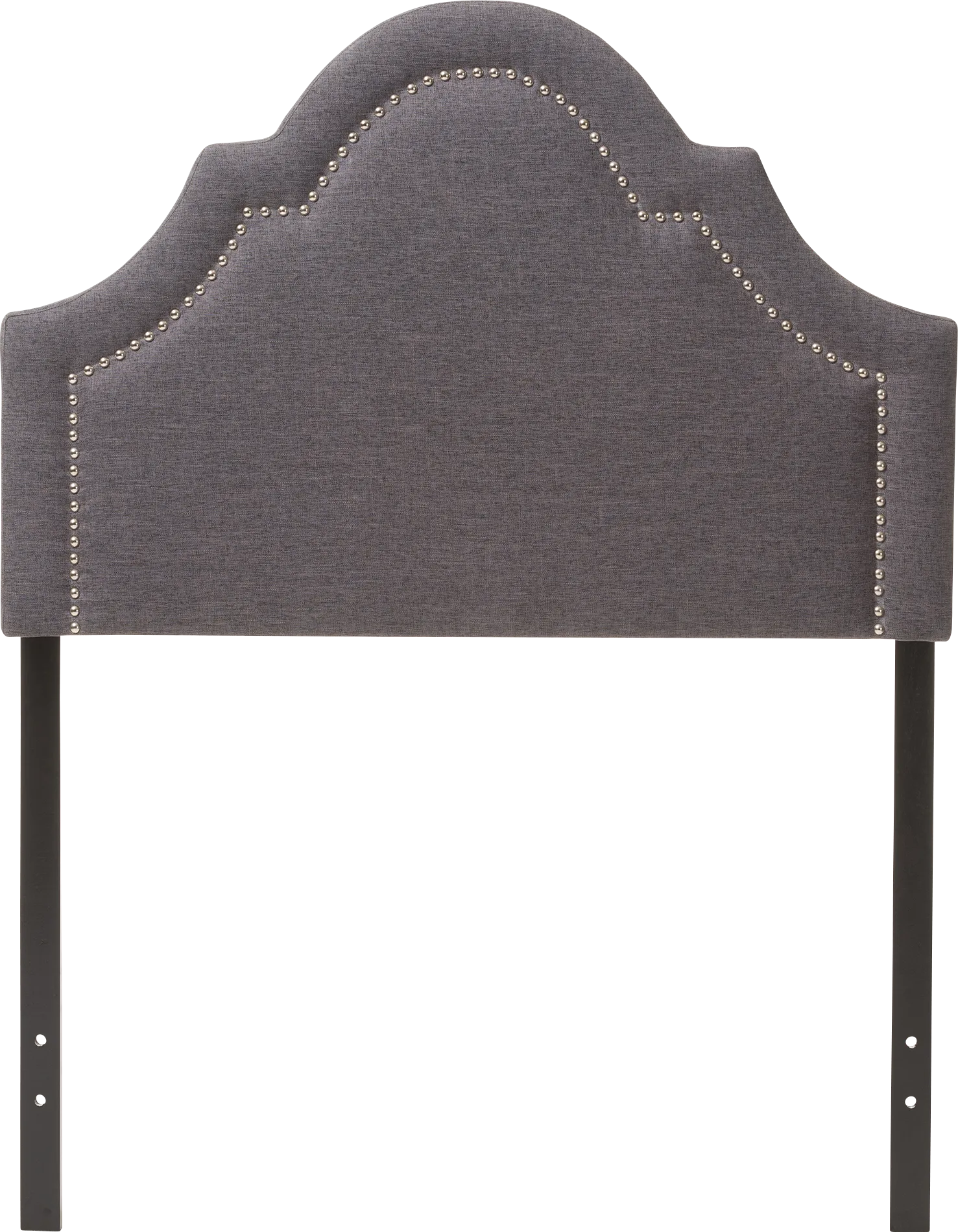 Aqualineay Dark Gray Twin Headboard - Thumbnail - Image 1