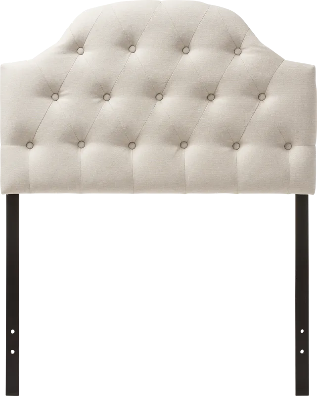 Asombra Beige Twin Headboard