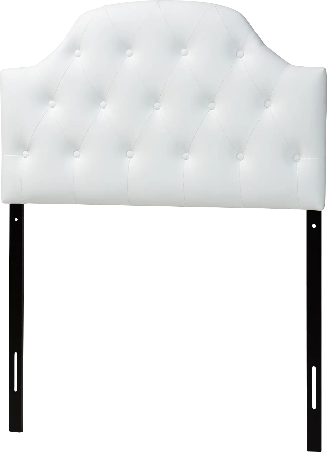 Asombra White Twin Headboard