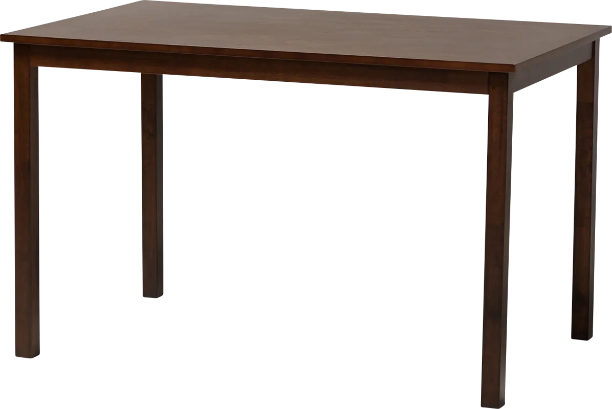 Adelfay Dark Brown Dining Table