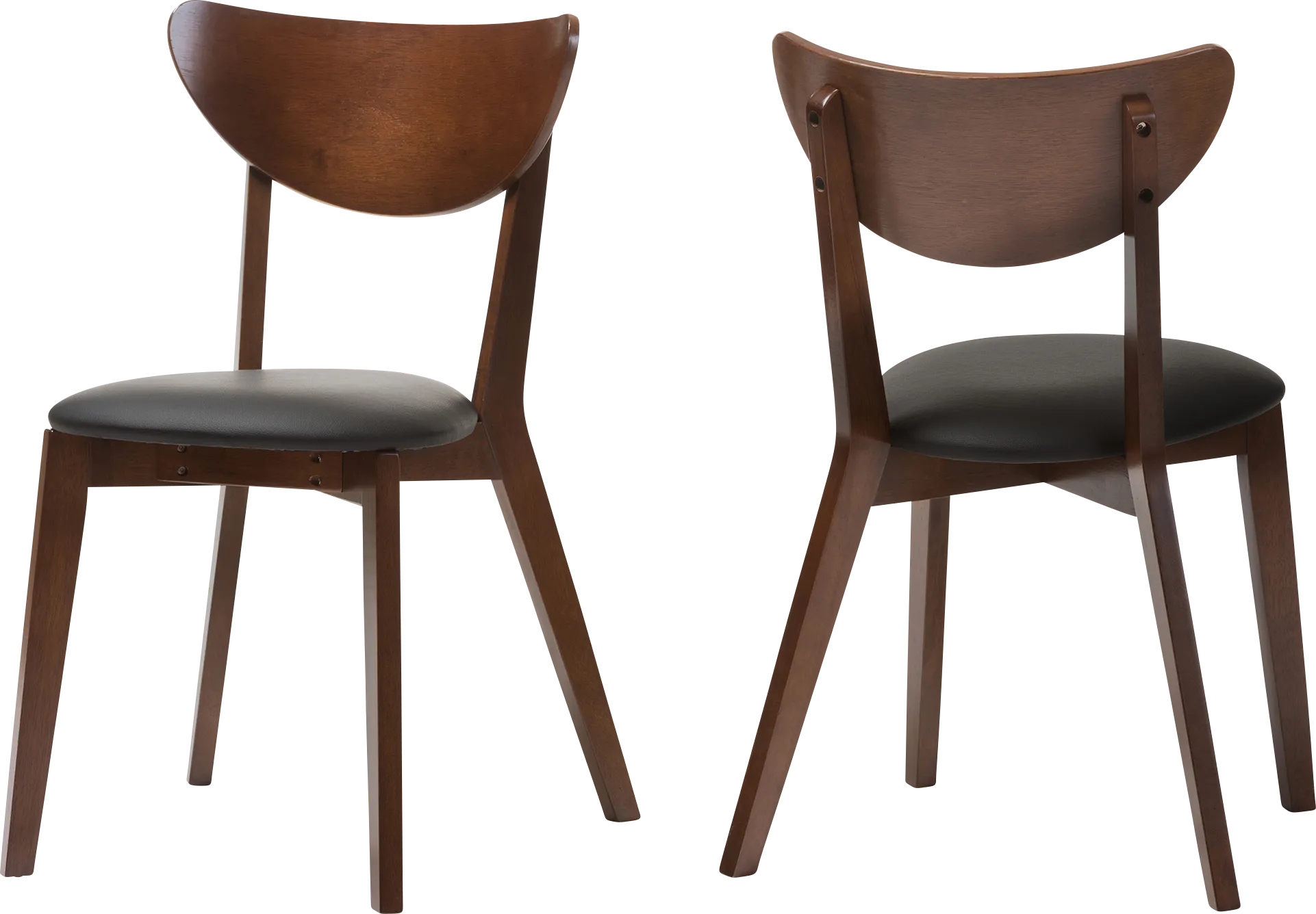 Brokenshoe Brown Dining Chair, Set of 2 - Thumbnail - Image 1