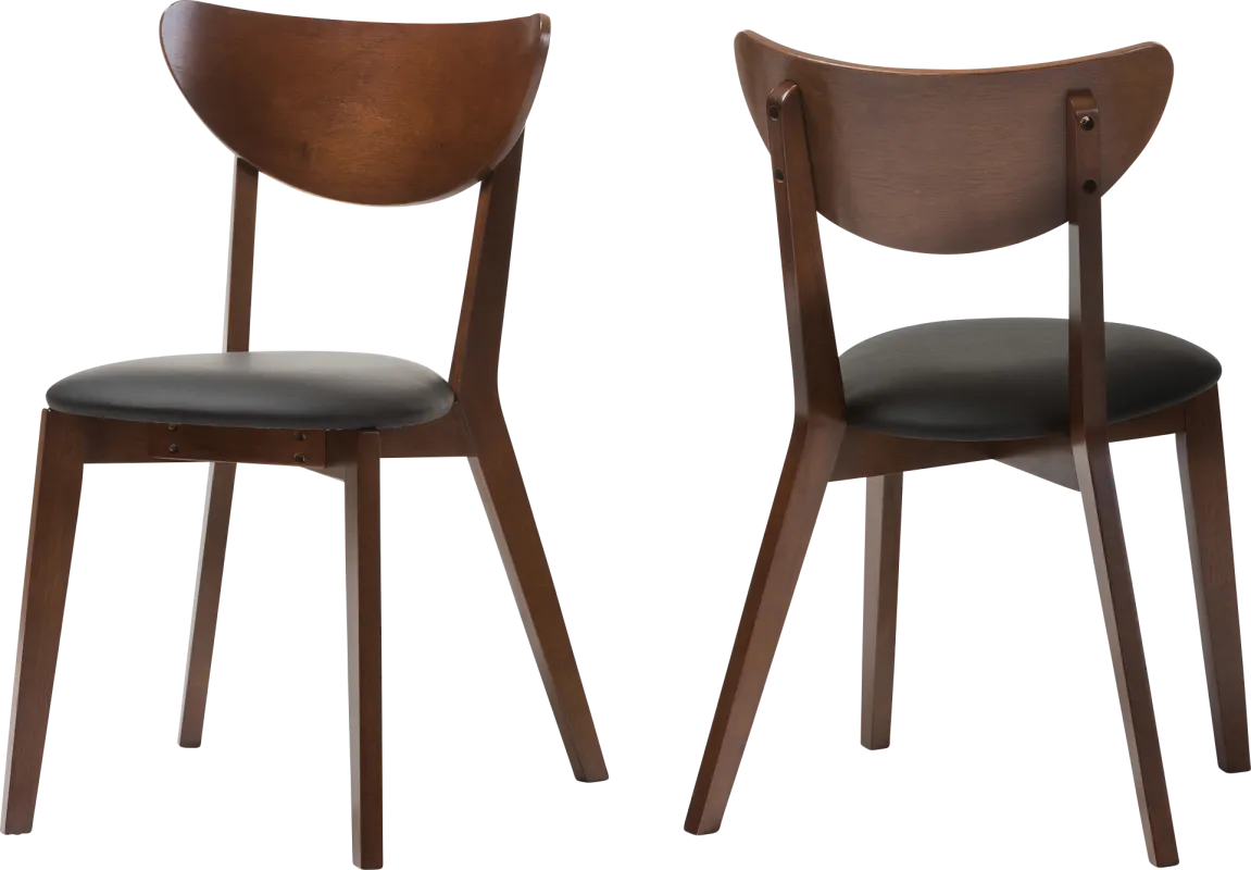 Brokenshoe Brown Dining Chair, Set of 2