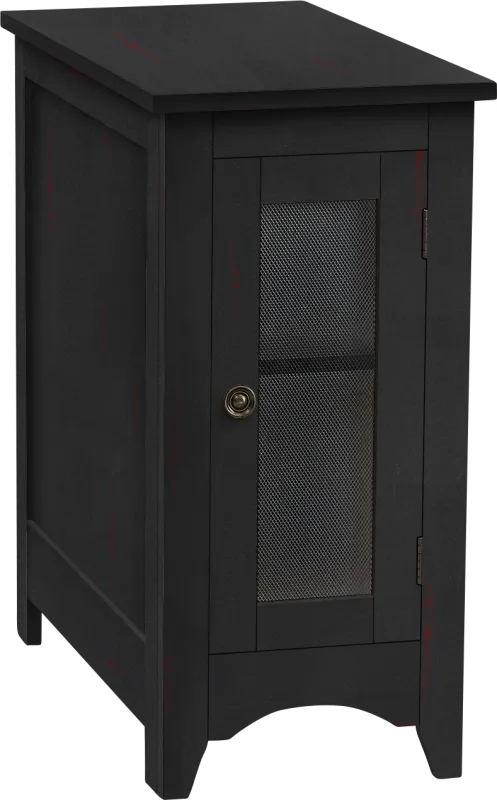 Serin Black End Table