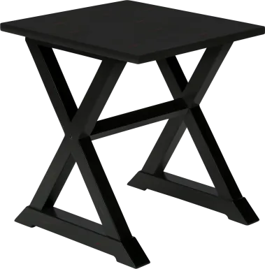 Delmina Black End Table