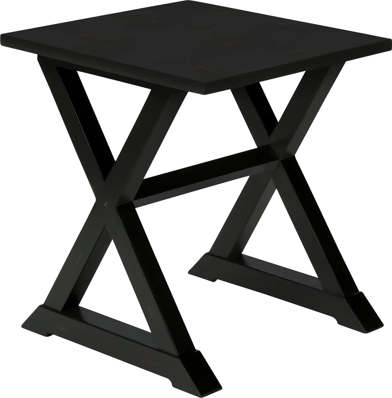 Delmina Black End Table