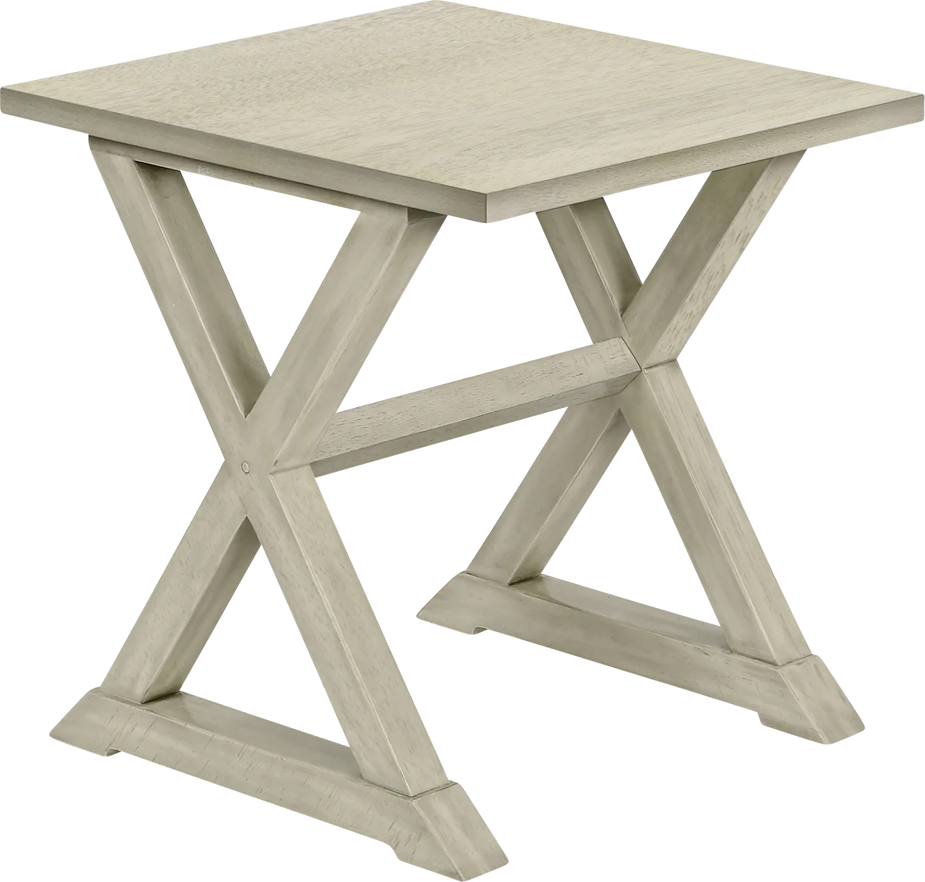Delmina White End Table - Image 1