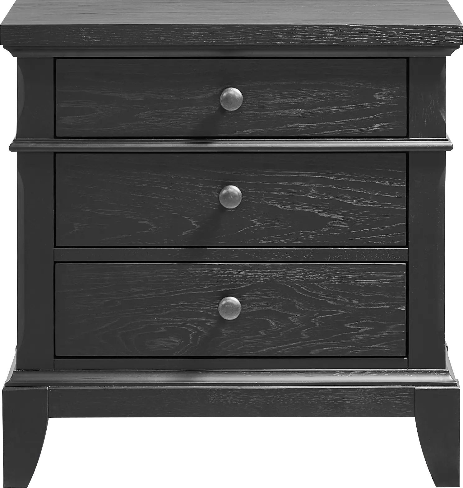 Springville Black Nightstand