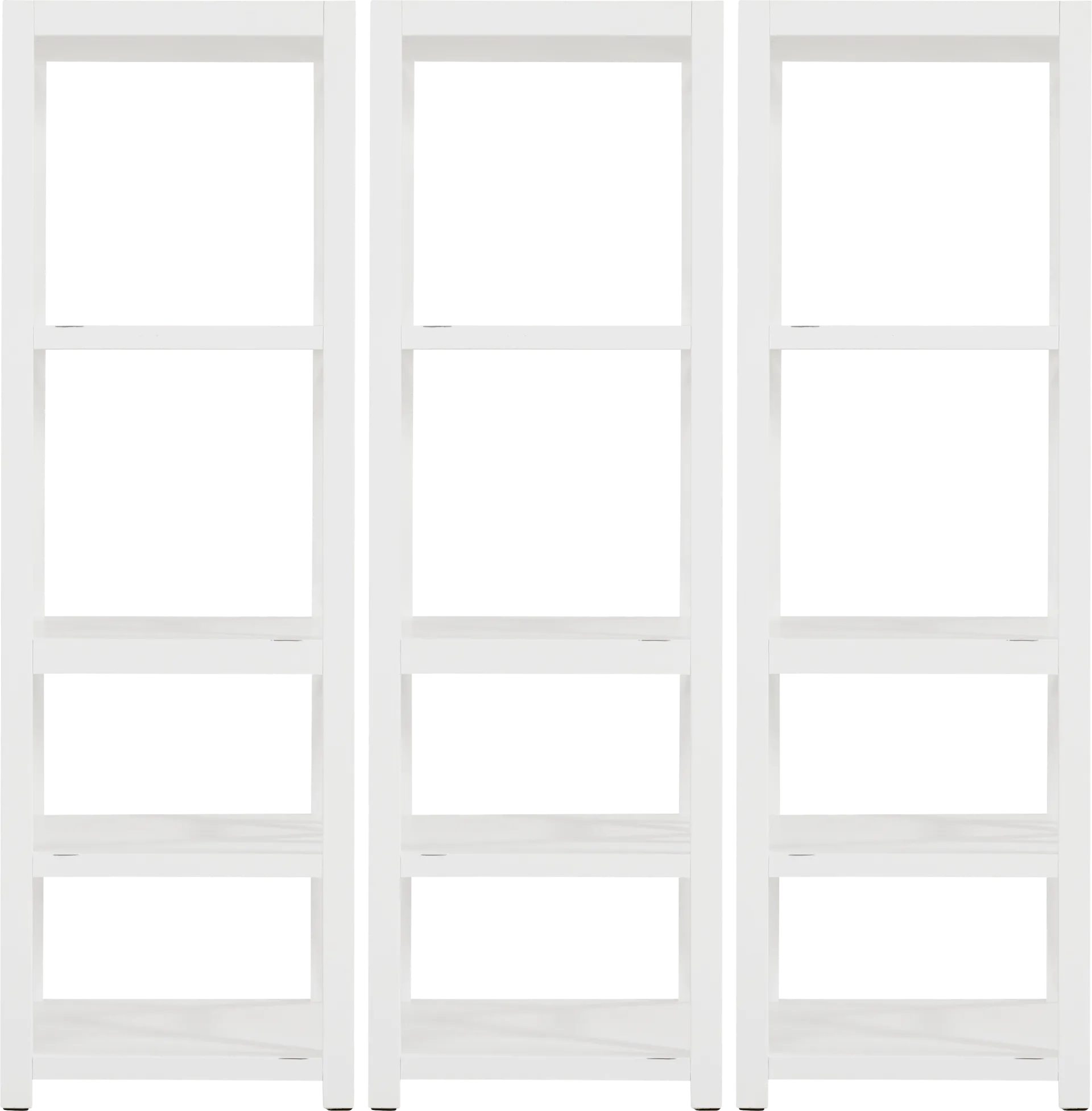 Danusa II White 3 Pc Bookcase Set - Image 1