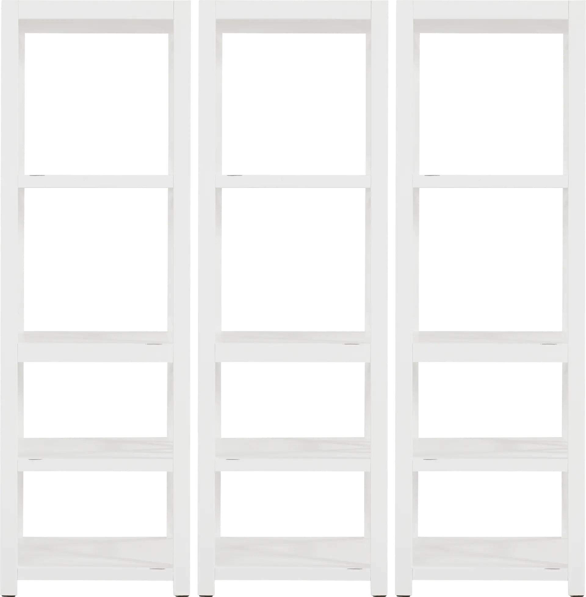 Danusa II White 3 Pc Bookcase Set