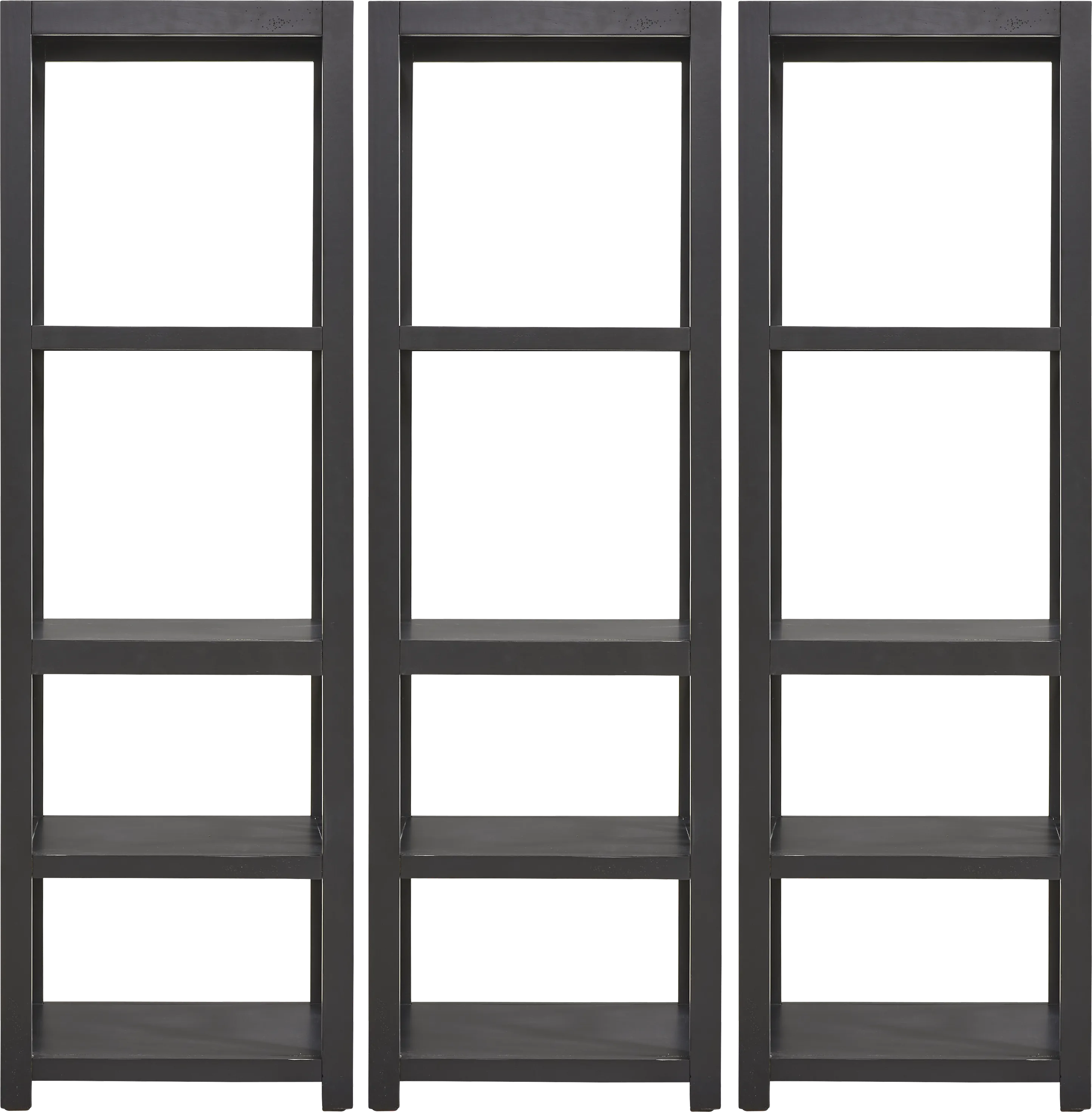 Danusa II Black 3 Pc Bookcase Set - Thumbnail - Image 1